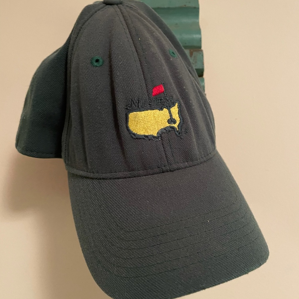 Masters green fitted hat